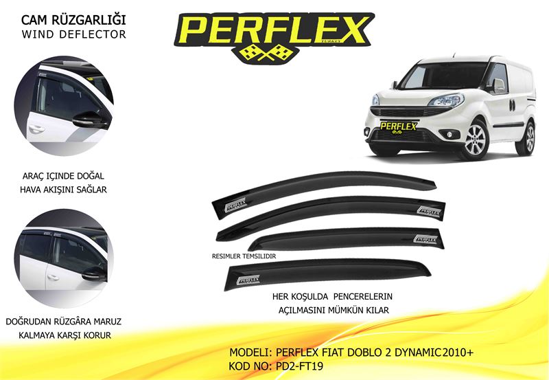 FIAT CAM RUZGARLIGI MUGEN TIP 2 PARCA DOBLO 2 DYNAMIC 10>
