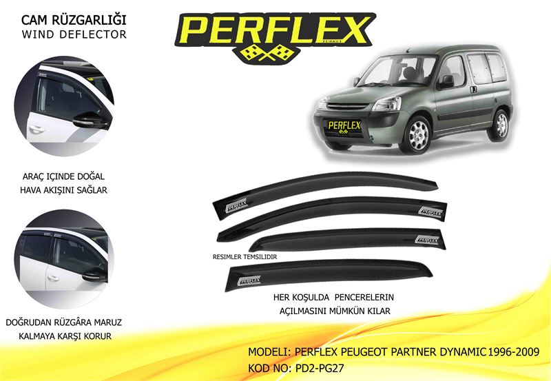 PSA CAM RUZGARLIGI MUGEN TIP 2 PARCA PARTNER DYNAMIC 96>09