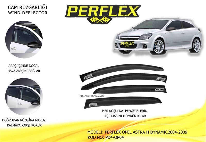 OPEL CAM RUZGARLIGI MUGEN TIP 4 PARCA ASTRA H DYNAMIC 2004-2009