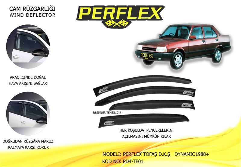 FIAT CAM RUZGARLIGI MUGEN TIP 4 PARCA TOFAS D.K.S DYNAMIC 88>