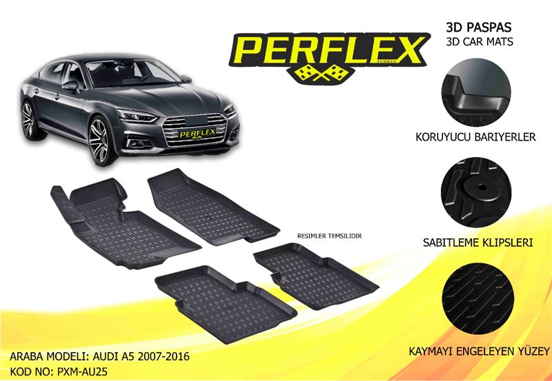 VAG PASPAS 3D HAVUZLU X-MAT A5 07>16