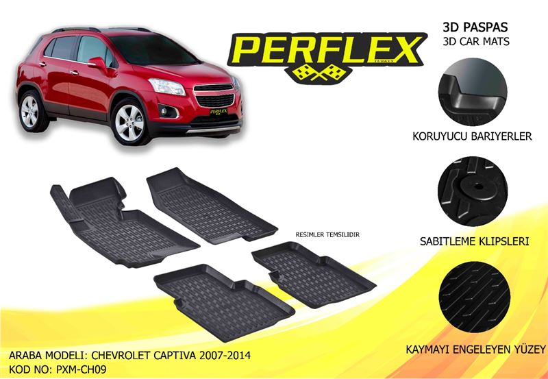 CHEVROLET PASPAS 3D HAVUZLU X-MAT
