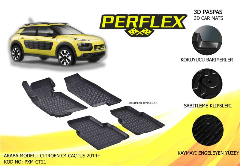 PSA PASPAS 3D HAVUZLU X-MAT C4 CACTUS 14>