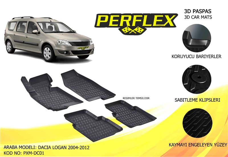 RENAULT PASPAS 3D HAVUZLU X-MAT LOGAN 2004-2012