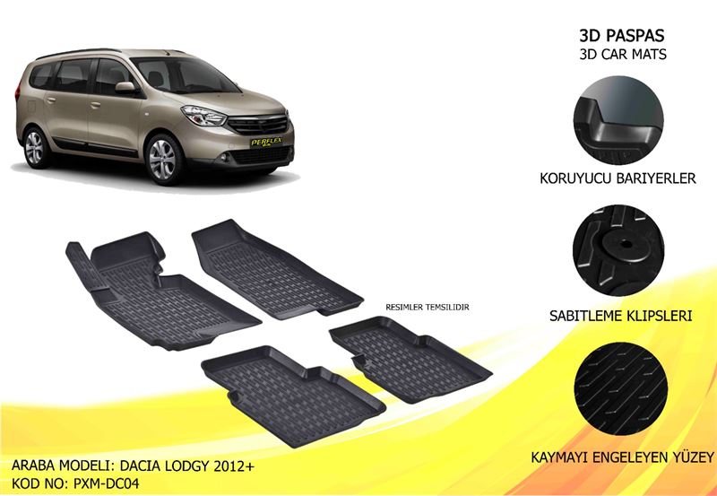 RENAULT PASPAS 3D HAVUZLU X-MAT LODGY 2012+