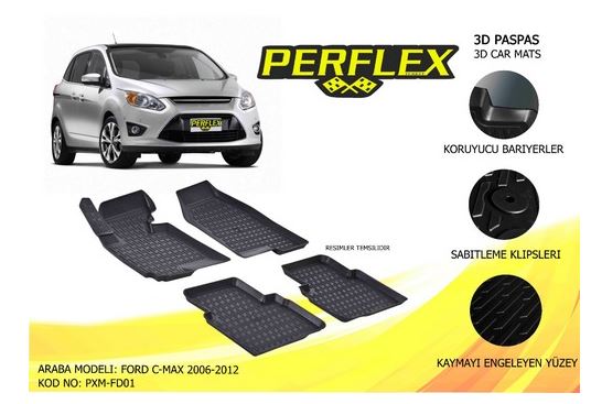 FORD IC PASPAS 3D HAVUZLU X-MAT C-MAX 06-12