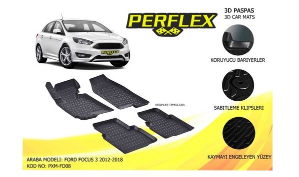 FORD IC PASPAS 3D HAVUZLU X-MAT FOCUS III  12-18