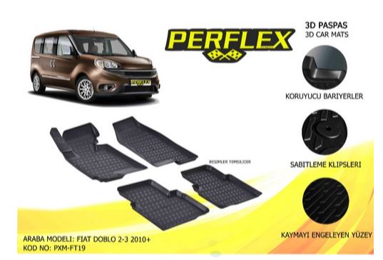 FIAT PASPAS 3D HAVUZLU X-MAT DOBLO 2 10>15
