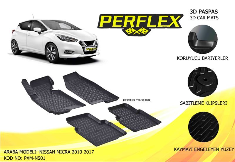 NISSAN PASPAS 3D HAVUZLU X-MAT NISSAN MICRA 2010-2017