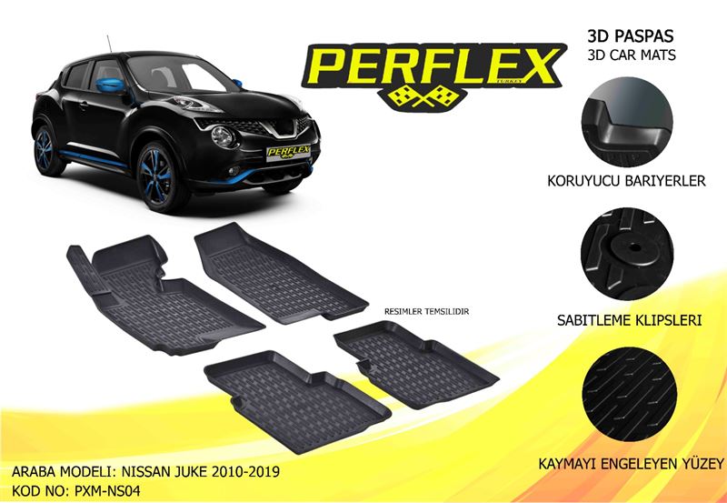NISSAN PASPAS 3D HAVUZLU X-MAT NISSAN JUKE 2010-2019