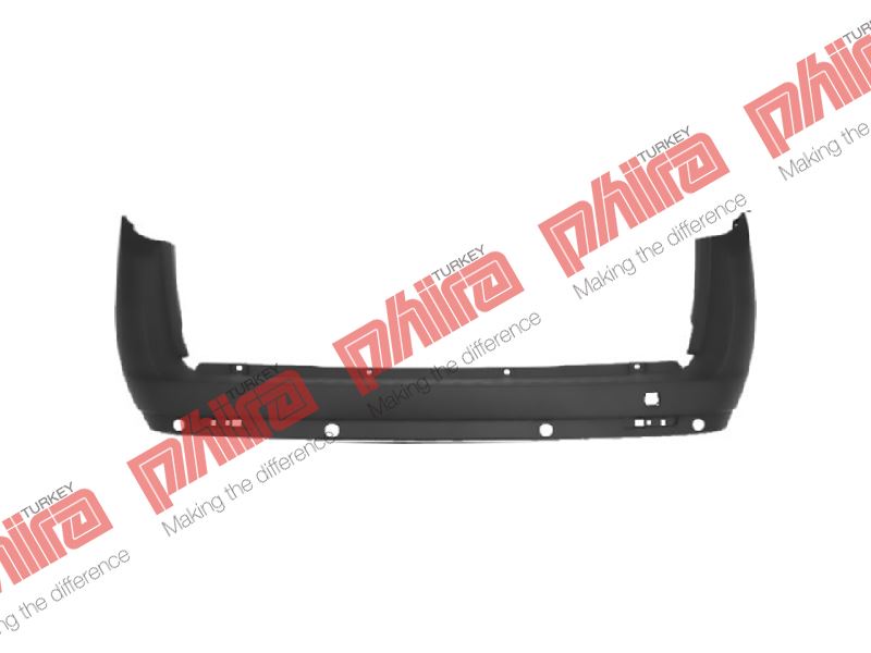 FIAT TAMPON ARKA TEK KAPI SIYAH DELIKLI PARKASSIST DOBLO 15>