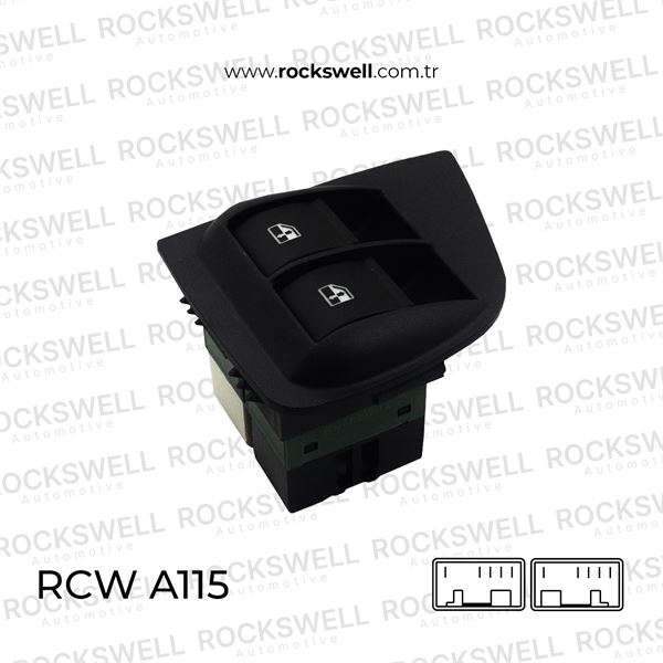FIAT CAM ACMA KAPAMA ANAHTARI SOL DOBLO II CERCEVELI (8 FIS)