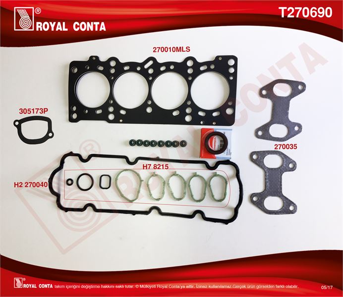 FIAT UST TAKIM CONTASI RAINZ KECELI / SUBAP LASTIKLI PALIO 1,2 8V YM