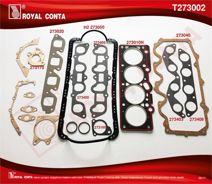 FORD MOTOR TAKIM CONTASI (KECESIZ+SUBAPLASTIKSIZ) S,K,C DAHIL ESCORT CL 1,3 / 1,6 80>90
