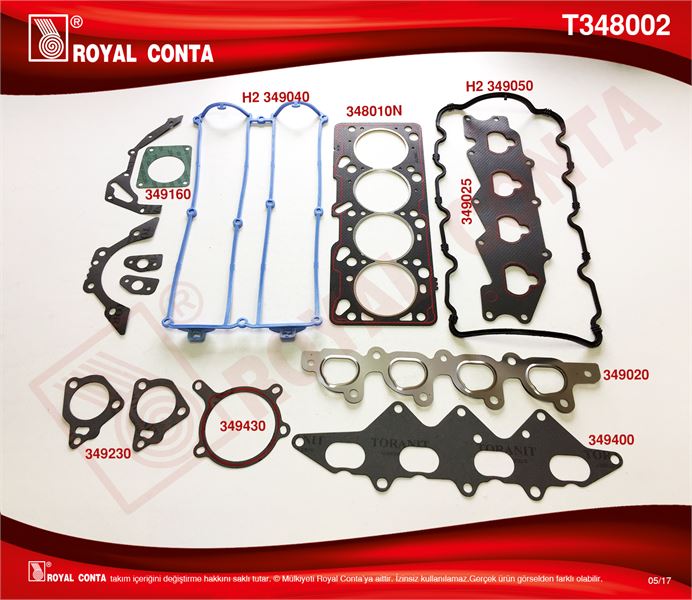 FORD MOTOR TAKIM CONTASI (KECESIZ+SUBAP LASTIKSIZ) S,K,C DAHIL MONDEO I / II 2,0 16V 92>00 ZETEC