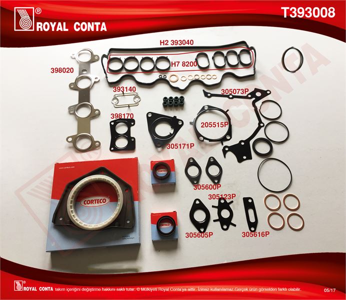 ALFA ROMEO MOTOR ALT TAKIM CONTA FIAT BRAVO II 1.9D 07>14 DOBLO 1.9D JTD 01> IDEA 1.9 JTD 04> STILO 1.9 D 05>08