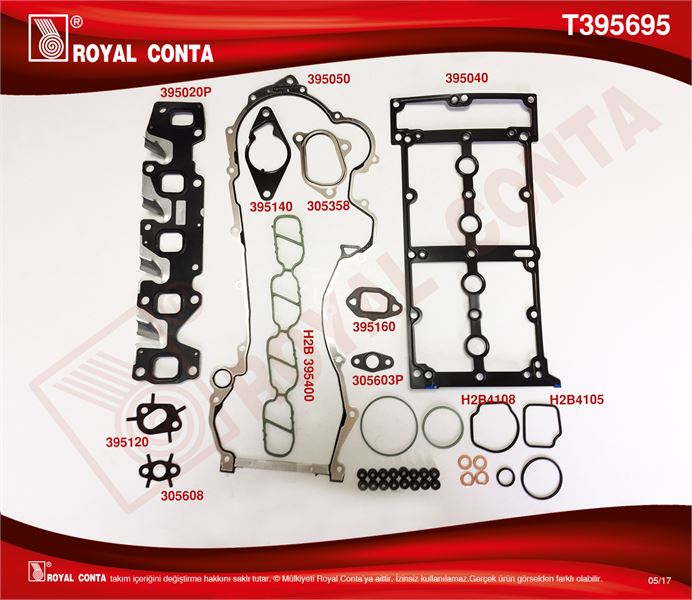 FIAT UST TAKIM CONTA (REINZ SUBAP LASTIKLI S.K.C HARIC) DOBLO PALIO ALBEA PUNTO LINEA FIORINO 1.3 MULTIJE