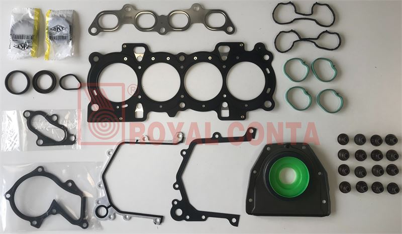FORD MOTOR TAKIM CONTASI FIESTA FOCUS PUMA 1,6 16V ZETEC SKT KECELI+SUBAP LASTIKLI SKCSIZ