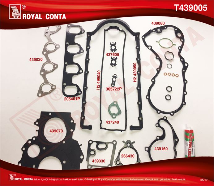 FORD MOTOR TAKIM CONTASI (SKC KECE SLASTIGI YOK) / (FOCUS 1.8TDDI TOURNEO CONNECT 1.8DI 1.8TDCI