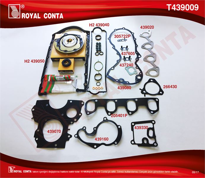 FORD MOTOR TAKIM CONTASI (ALT / UST FULL) SKT KECELI S,K,C HARIC CONNECT 1,8TDCI 02>13 FOCUS 1,8TDCI 98>0