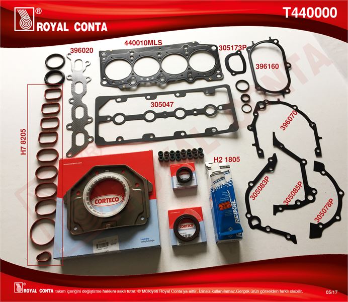 FIAT TAKIM CONTA REINZ KECELI VE SUBAP LASTIKLI PALIO PUNTO LINEA 1,4 16V