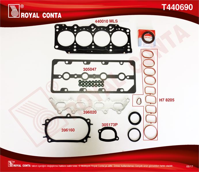 FIAT TAKIM CONTA REINZ SILINDIR KAPAK CONTALI VE KECELI ALBEA PUNTO LINEA PALIO 1,4