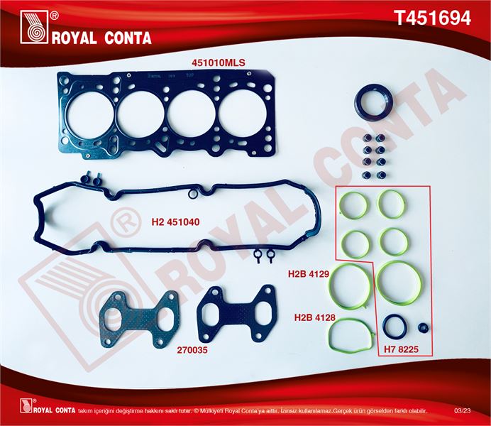 FIAT UST TK. CONTA (SKT KECELI REINZ SUBAP LASTIKLI) FIAT PUNTO PALIO ALBEA LINEA 1.4 8V FIRE 77HP (350A1