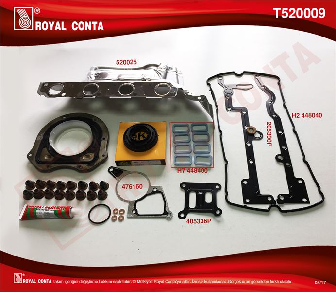 FORD MOTOR TAKIM CONTASI (ALT / UST FULL) / (SKT KECELI SUBAP LASTIKLI ISI SPERLIKLI) S,K,C HARIC TRANSIT