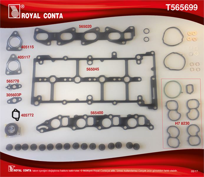 FIAT MOTOR UST TAKIM CONTA FIAT 500L BRAVO II DOBLO PUNTO IDEA LINEA PRATICO SEDICI 1.6 MJET 10> FREEMONT