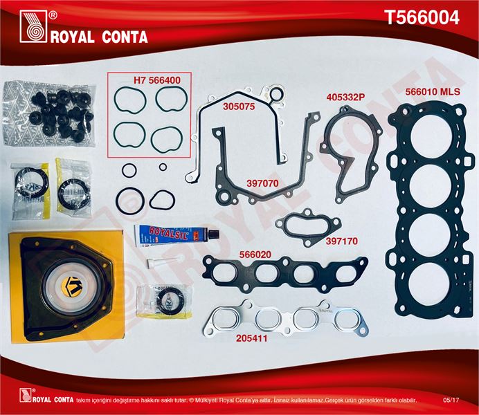 FORD MOTOR TAKIM CONTA (SKT KECELI SUBAP LASTIKLI ) S,K,C HARIC  FIESTA V 01>08 FUSION 01>12 FOCUS II 03>