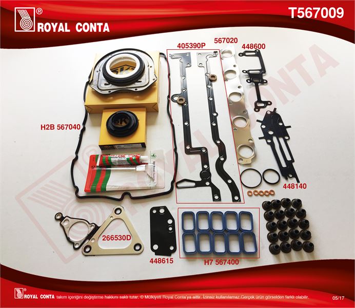 FORD MOTOR TAKIM CONTA CONTA (SKT KECE) TRANSIT V.347 3.2 200PS 06>