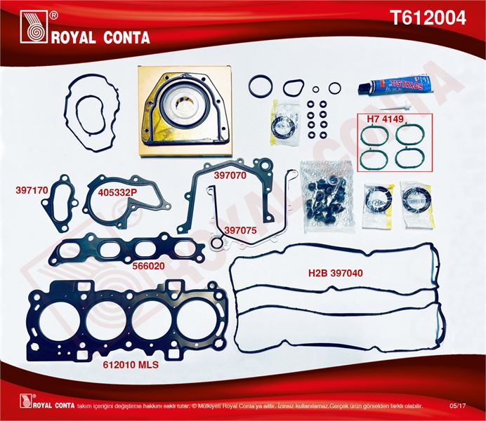 FORD MOTOR TAKIM CONTASI (SKT KEÇELI SUBAP LASTIKLI) S,K,C DAHIL FIESTA VI 1,4 16V / 1,25 16V 08>