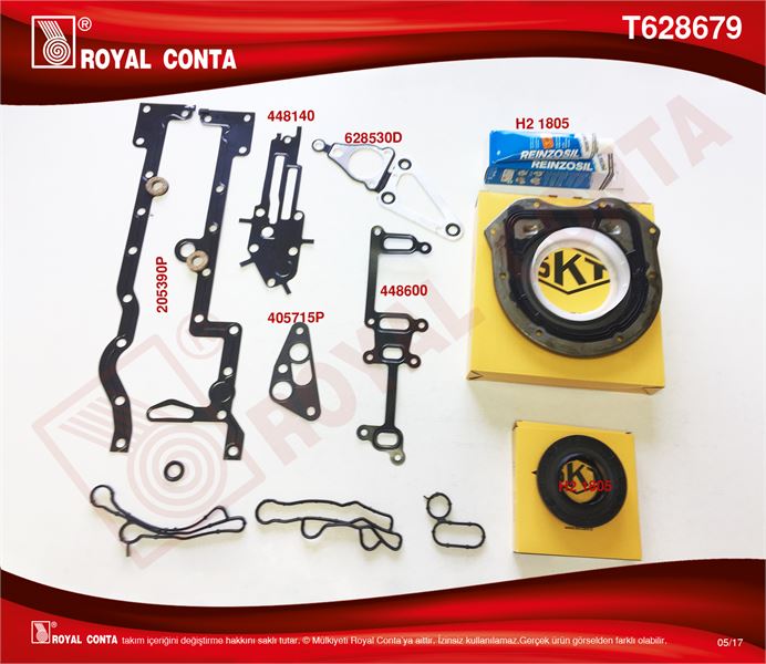 FORD ALT TAKIM CONTA (SKT KECELI+S,K,C HARIC) TRANSIT V347 11>14 V363 14 /> RANGER 12 /> 2,2TDCI 155PS EU