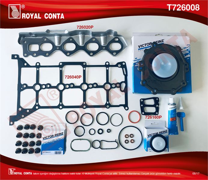 FORD MOTOR TAKIM CONTA REINZ KECELI & SUBAP LASTIKLI (SKC’SIZ) TRANSIT CUSTOM V362 – V363 2.0 ECOBLUE ( A