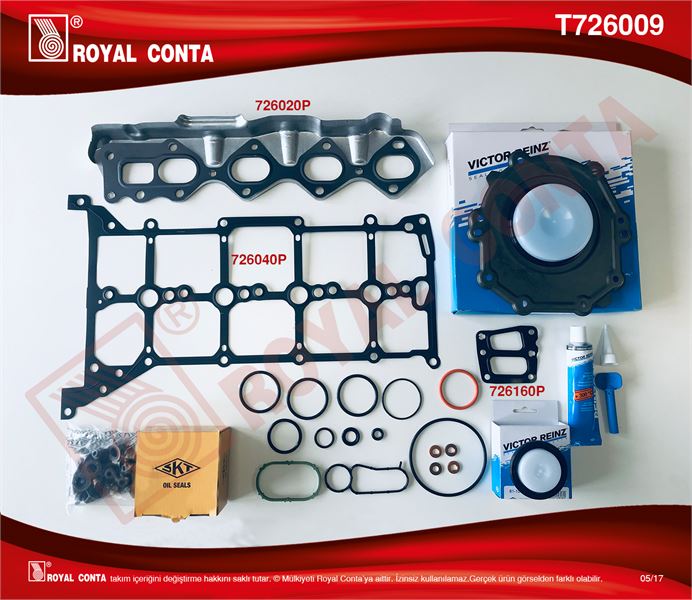 FORD MOTOR TAKIM CONTA SKT KECELI & SUBAP LASTIKLI (SKC’SIZ) TRANSIT CUSTOM V362 – V363 2.0 ECOBLUE ( A.