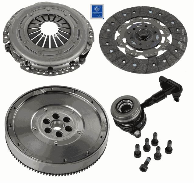 FORD DEBRIYAJ SETI (BASKI+BALATA+VOLAN+BILYA) 4’LU KIT  REPSET DMF FOCUS III CB8 11>14 1.6 TDCI FOCUS III