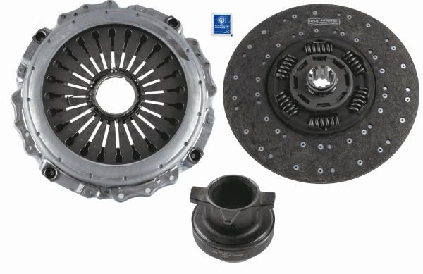 DAF TRUCK DEBRIYAJ SETI (BASKI+DISK+RULMAN) DAF CF75 01>13 CF85 05>13 XF105 05>  430 MM – 10 DIS