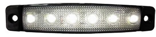 UNIVERSAL TRUCK BASAMAK AYDINLATMA LAMBASI 24V 6 LEDLI BEYAZ INCE DIZAYN ( PARMAK LAMBA )