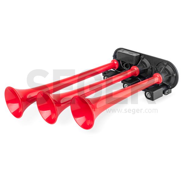 UNIVERSAL TRUCK KORNA HAVALI UC BORULU MELODILI 24V DALI DALI PLASTIK BORULU