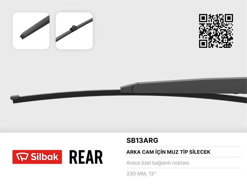 VAG SILECEK SUPURGESI ARKA MUZ TIP 330mm A3 04 / 12> Q5 08 / 09>