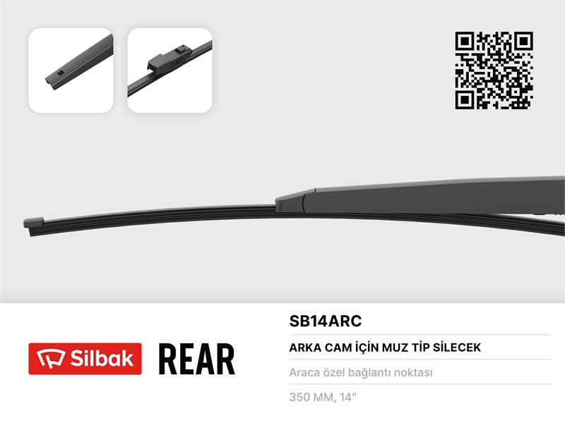 VAG SILECEK SUPURGESI ARKA MUZ TIP 350mm LEON III 09 / 12>