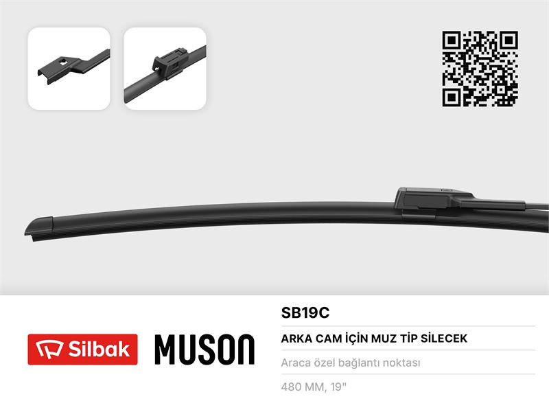 FORD SILECEK SUPURGESI 480mm (MUZ TIP) ARKA MONDEO III 07 5 KAPI