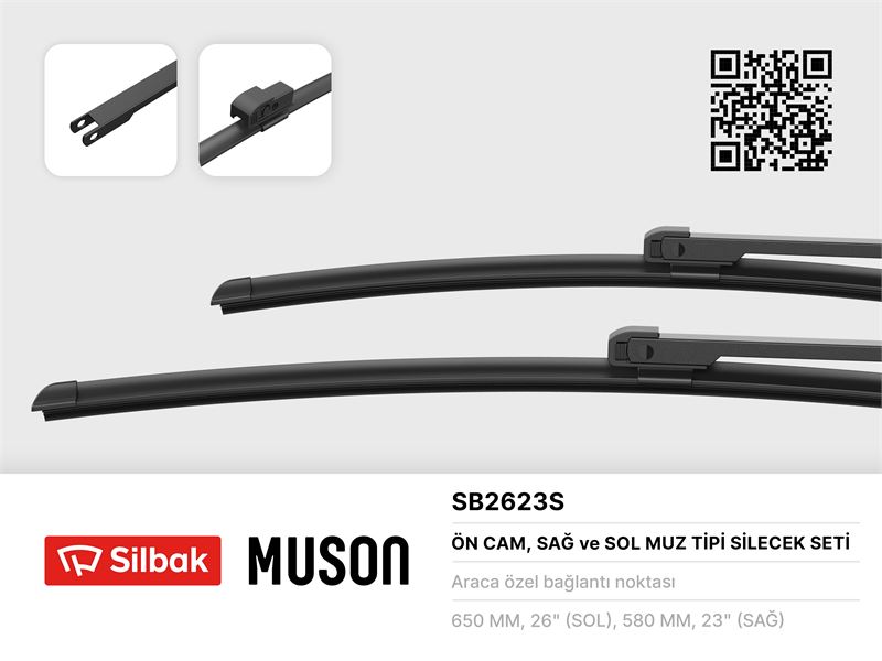 BMW SILECEK SUPURGESI 650 / 580mm BMW 5 SERISI E39 OZEL DIZAYN
