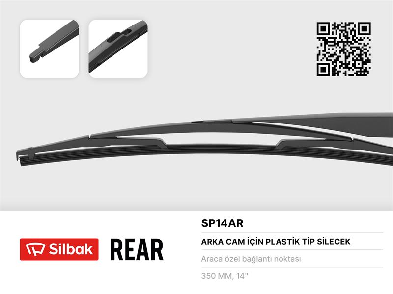 PSA SILECEK SUPURGESI ARKA PLASTIK TIP 350mm BERLINGO C3 C8 JUMPY SAXO XANTIA LOGAN MCV SCUDO STILO ALME