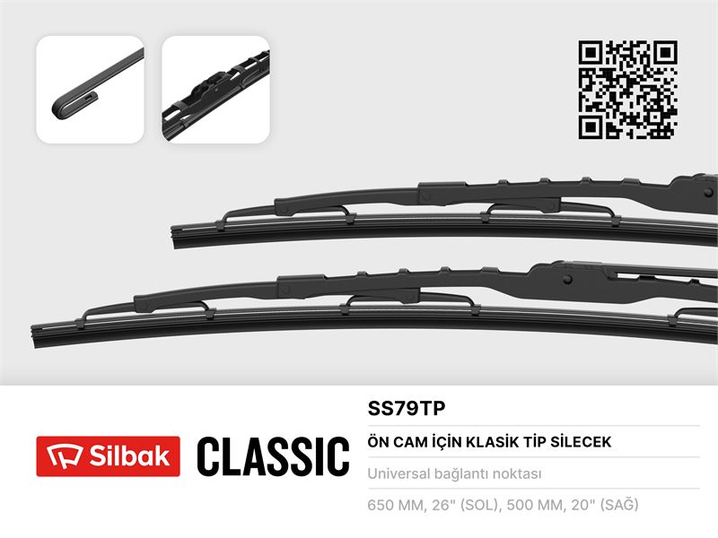 PSA SILECEK SUPURGESI 650 / 500mm JUMPY STAREX EXPERT P806 94 02