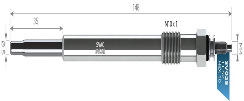 FIAT KIZDIRMA BUJISI 11,5V BOXER III JUMPER III 22DT PUMA (2,2HDI 16V) 06>14 DUCATO III 2,2JTD 100PS 06>1