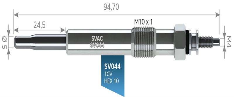 FORD KIZDIRMA BUJISI 11V CONNECT 1,8TDCI 02>11 FOCUS II 1,8TDCI 98>04 CMAX GALAXY 07 />