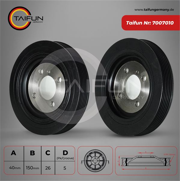 HYUNDAI KRANK KASNAGI TUCSON 04>10 SANTA FE 01>06 SPORTAGE 04>10 ELENTRA 01>06