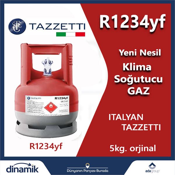 YAG & ANTIFIRIZ R1234YF – KLIMA GAZI 5 KG TAZZETTI ITALYAN