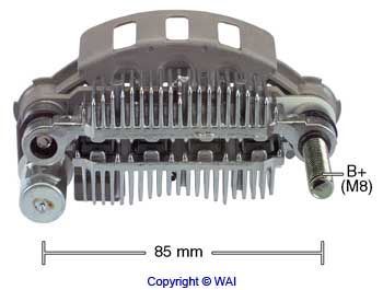 MITSUBISHI TICARI DIYOT TABLASI 12V MITSUBISHI TIP 8 DIYOT L300 (ICTEN SOGUTMALI ALTERNATOR)